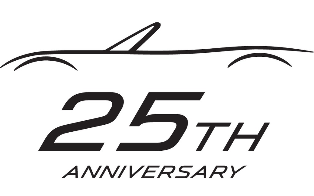 Logo du 25e anniversaire de la Mazda MX-5