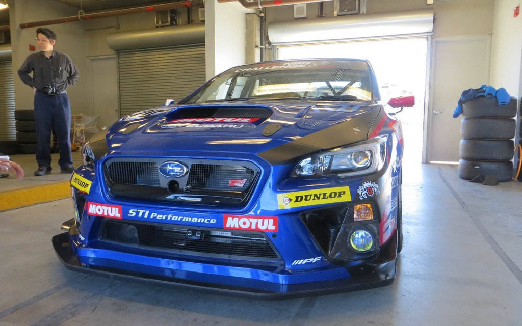 There's not a bad angle for the WRX STI touring car.