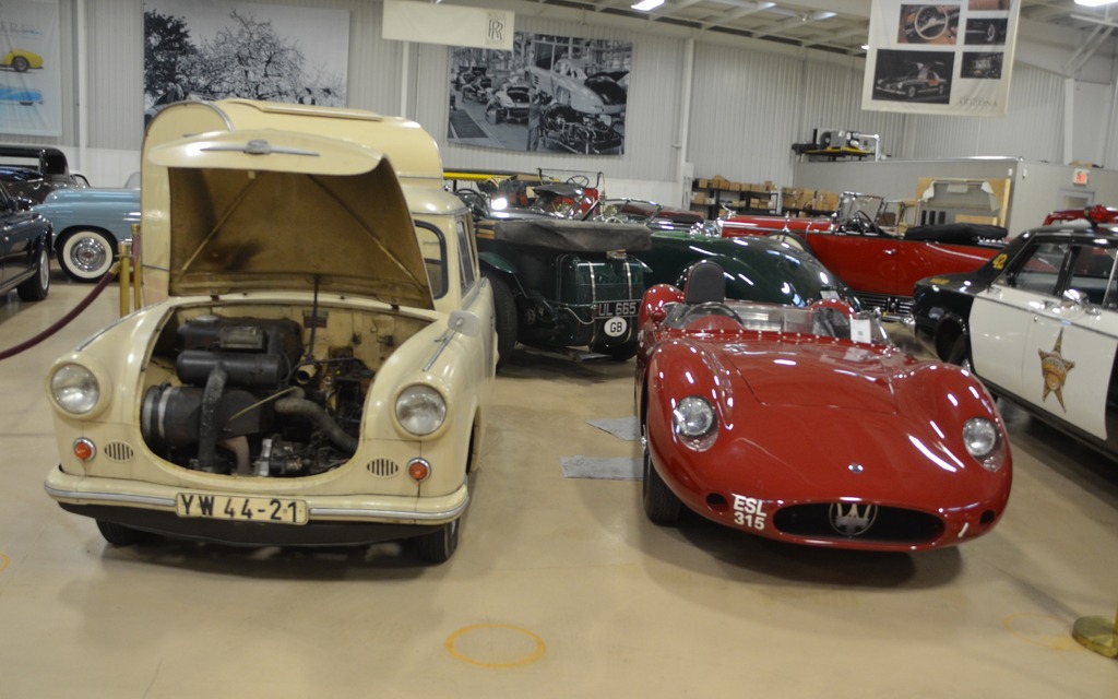 Trabant 1958 and Maserati 250S 1957