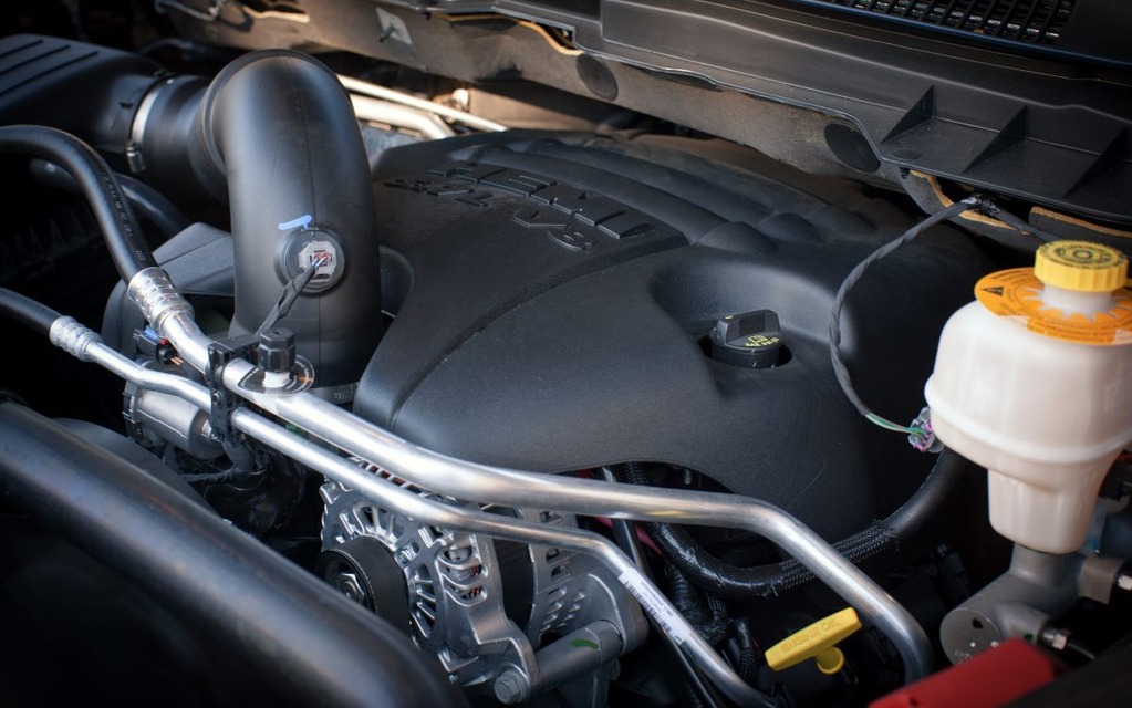 Le V8 5,7 litres Hemi est le moteur à choisir pour les gros travaux.