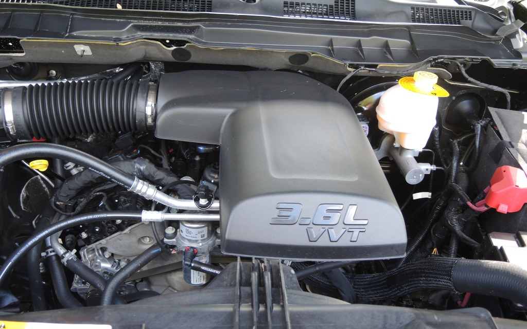 Le moteur  V6 Pentastar consomme peu.