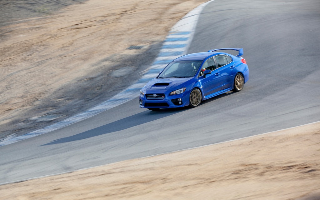 Une STI version limitée 'Launch Edition' au milieu du Corkscrew