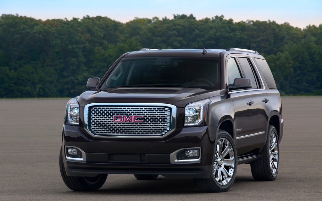 Unique exterior styling helps identify the Denali edition of the Yukon.