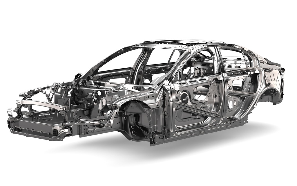 Le châssis tout alu de la future Jaguar XE