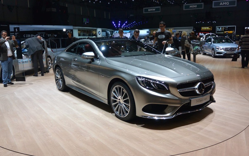 La Mercedes-Benz S Coupe a fait ses débuts au Palexpo.