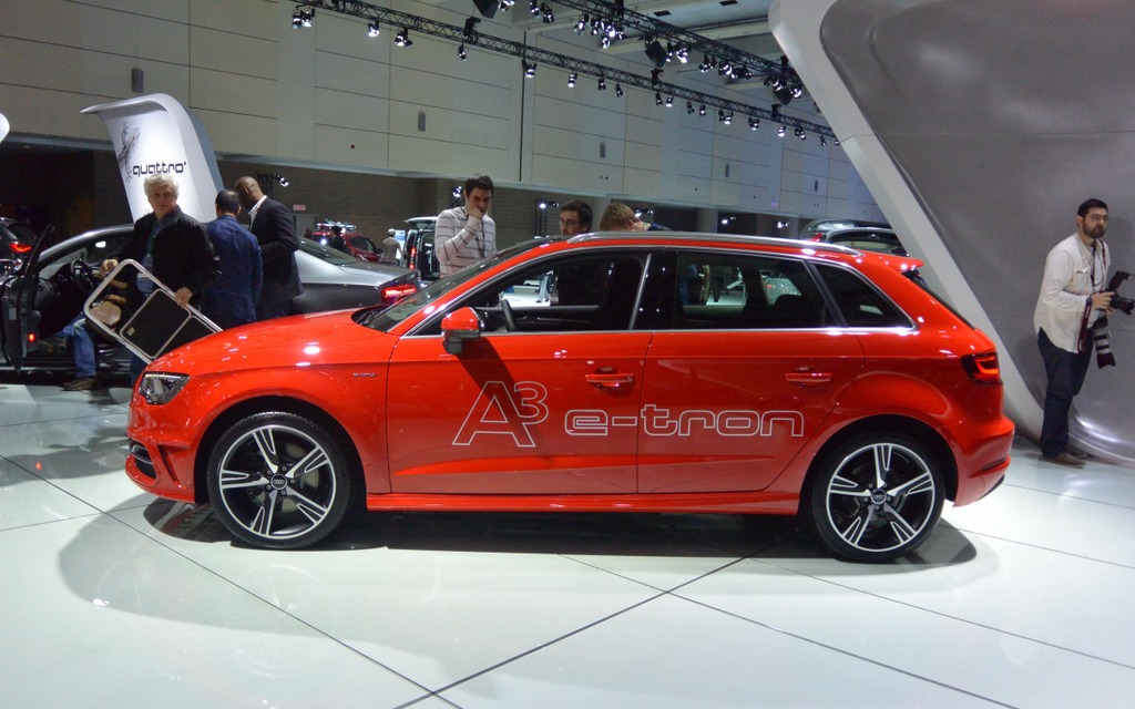 Audi A3 e-tron at the 2014 Canadian International Auto Show