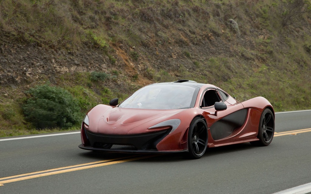 A McLaren P1, reduced to doing figuration.