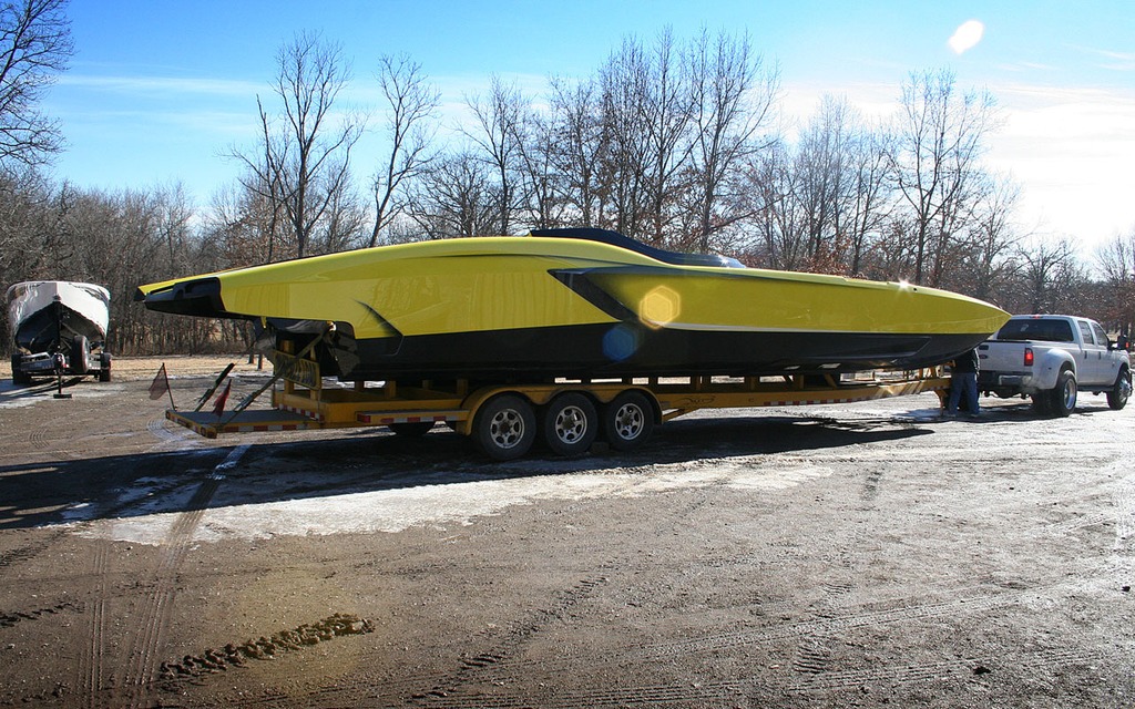 Boat inspired by a Lamborghini Aventador : 1 300 000$