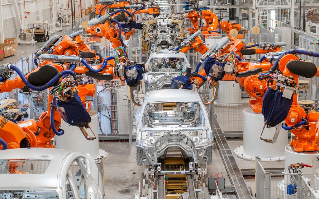 The Spartanburg assembly plant, where BMW SUVs are built.