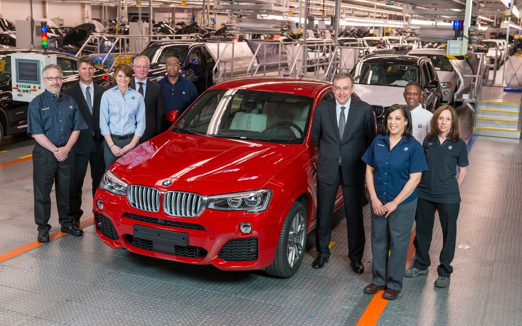The announcement also marked the start of production of the BMW X4.