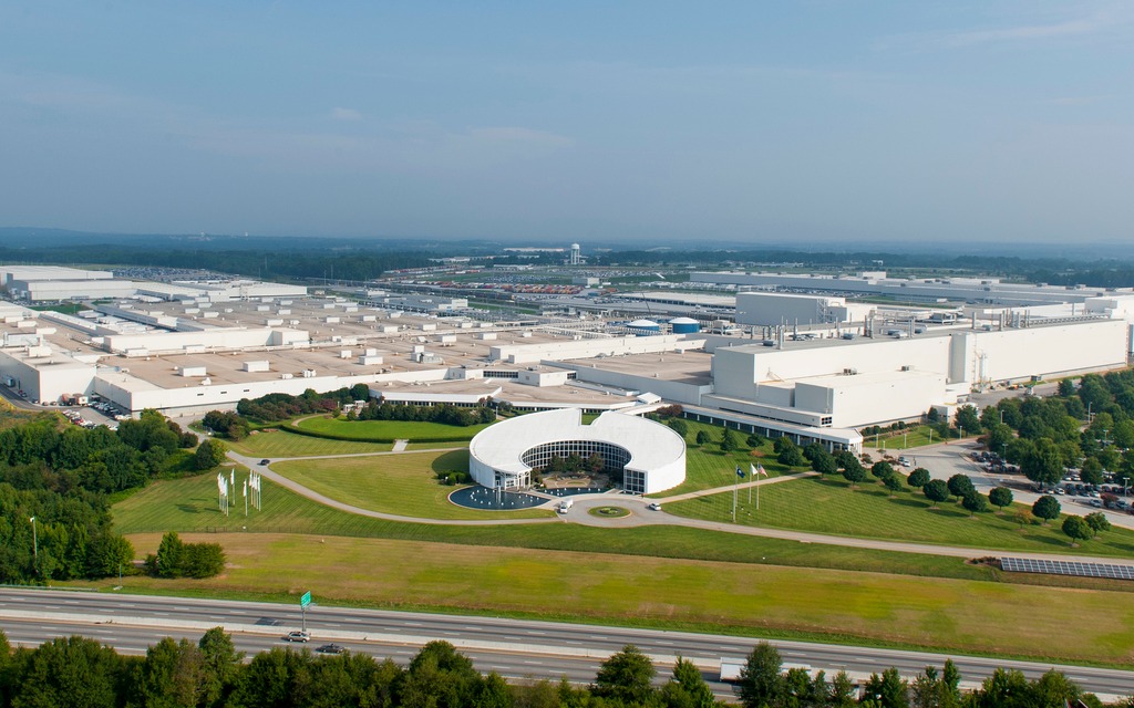 The Spartanburg assembly plant, where BMW SUVs are built.