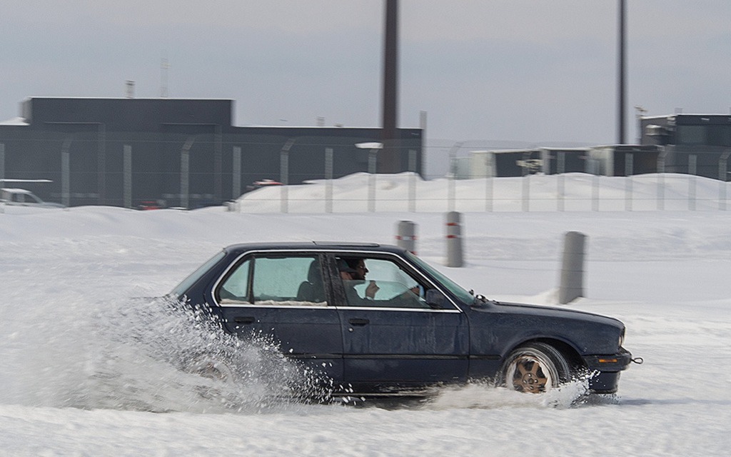 Snow Attack at Icar Race track