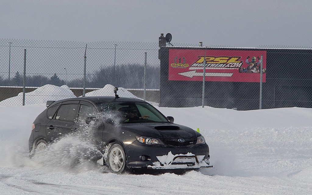 Snow Attack at Icar Race track