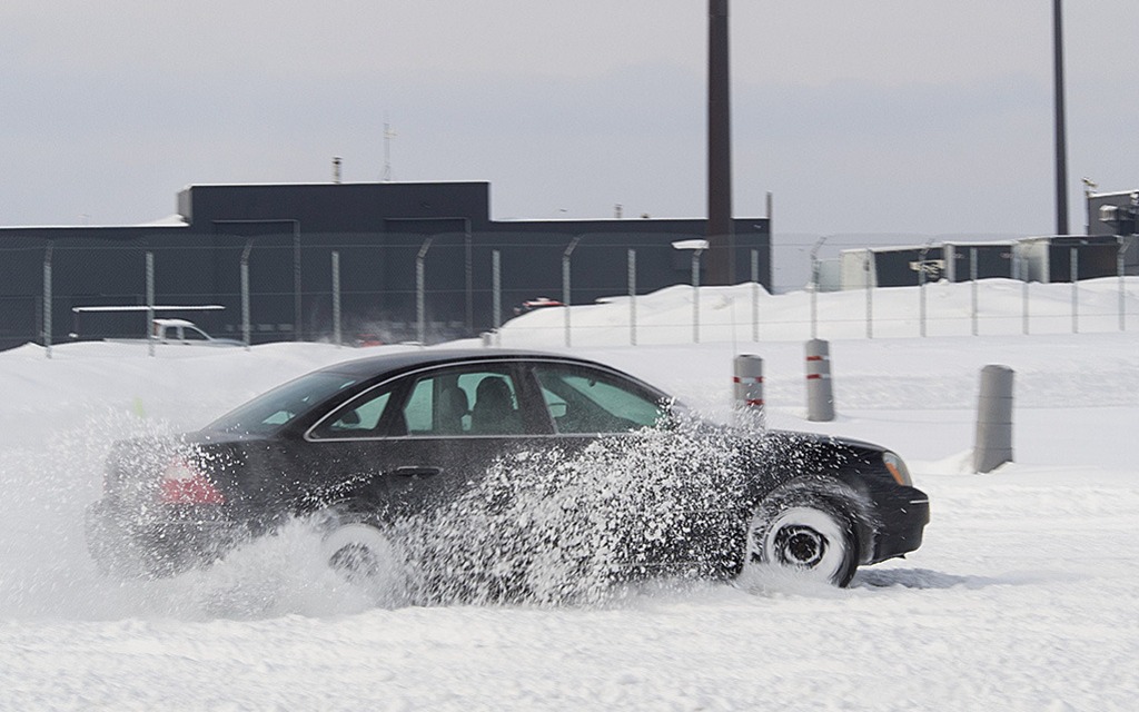 Snow Attack at Icar Race track