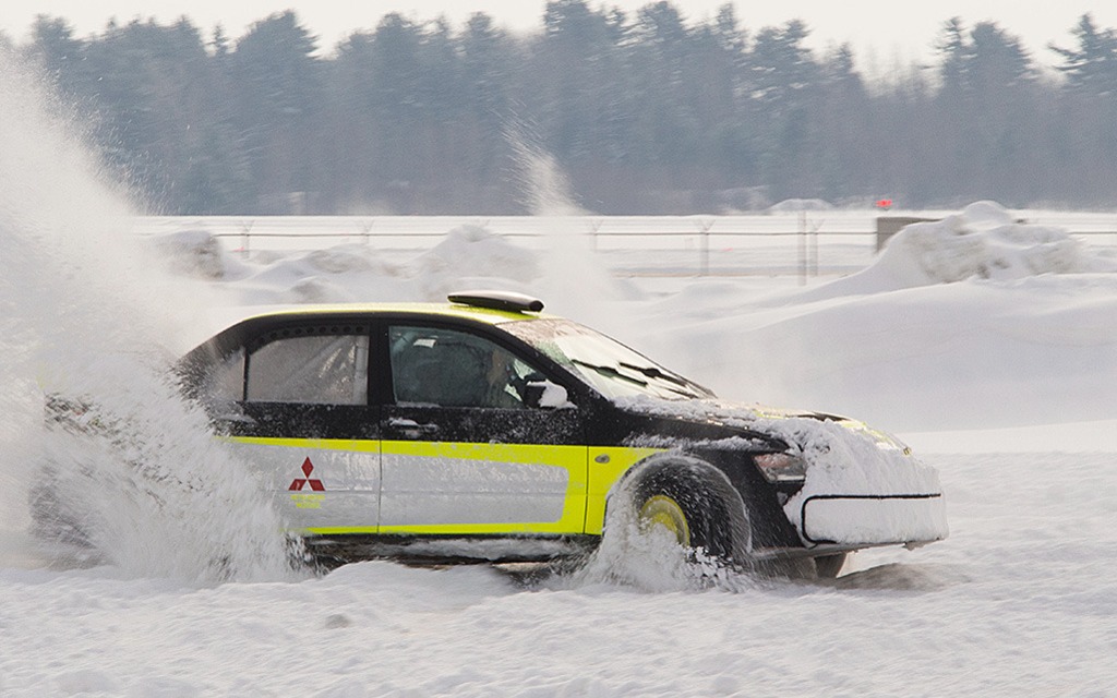 Snow Attack at Icar Race track