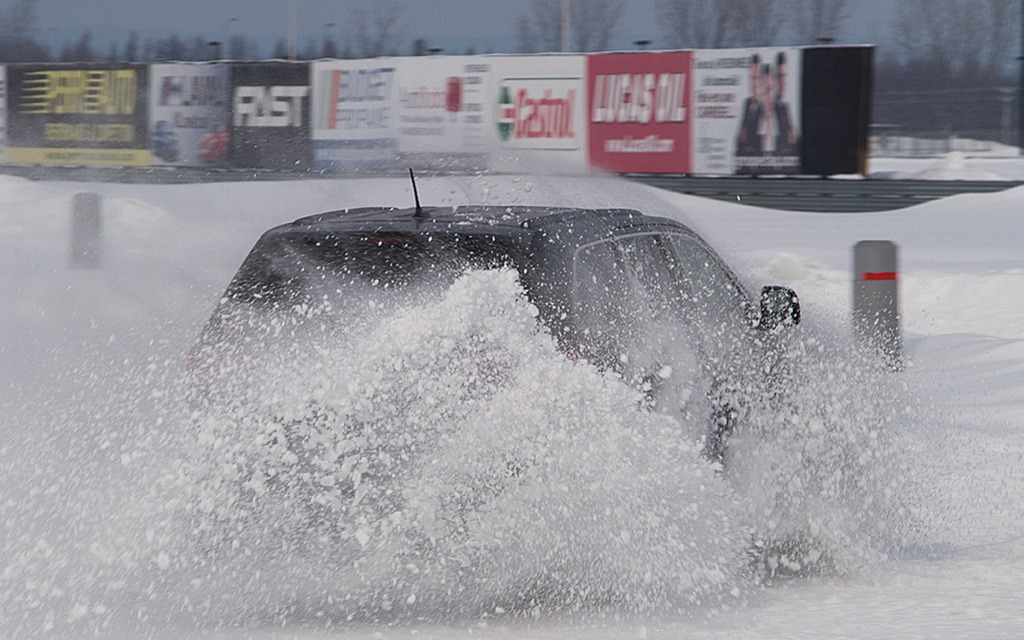 Snow Attack at Icar Race track