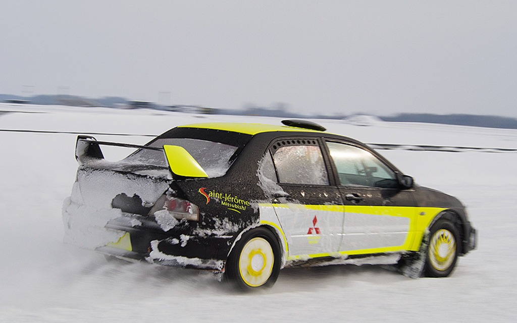 Snow Attack at Icar Race track