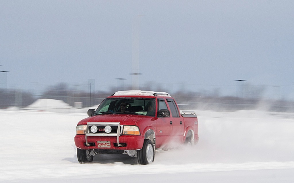 Snow Attack at Icar Race track