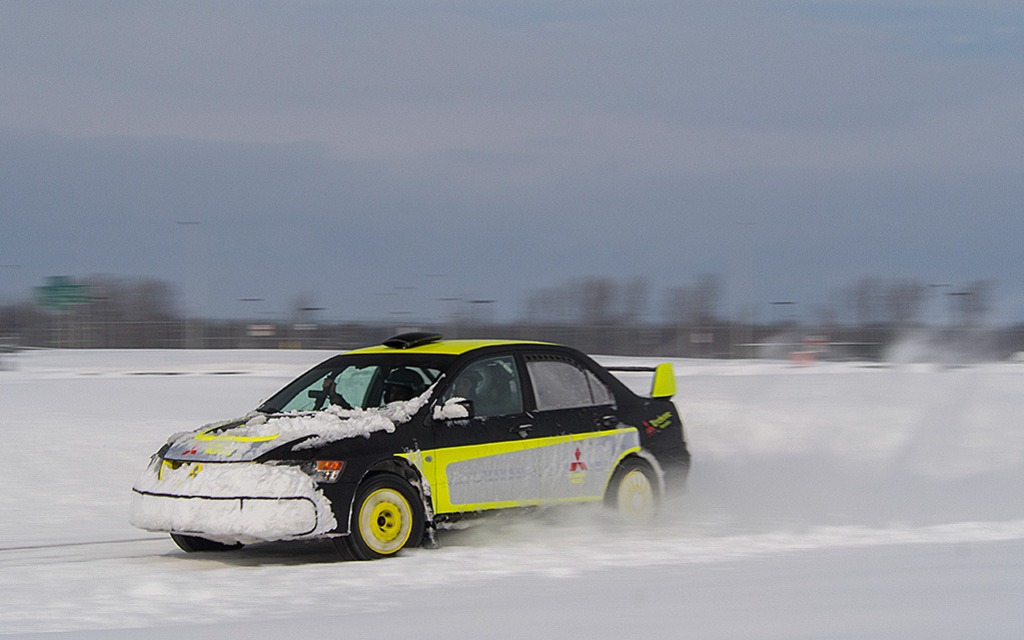 Snow Attack at Icar Race track