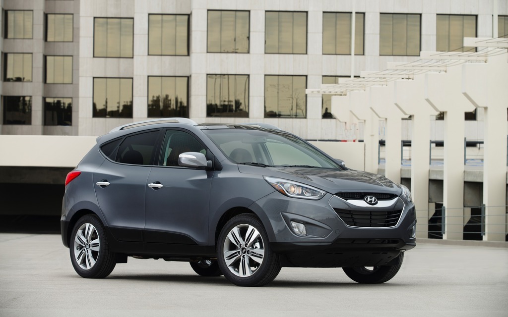 There's nothing retro about the Tucson other than its size.