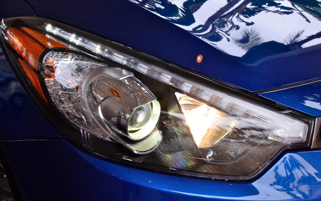 The front end features a new grille with LED positioning lights.