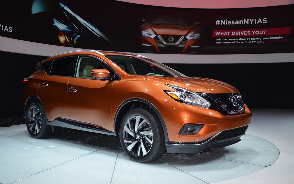 The 2015 Nissan Murano at the New York Auto Show