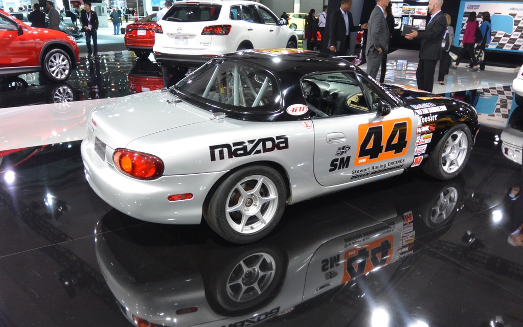 25th anniversary of the MX-5, at the Mazda booth