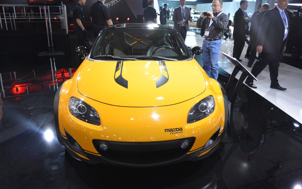 25th anniversary of the MX-5, at the Mazda booth