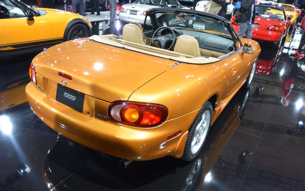 25th anniversary of the MX-5, at the Mazda booth