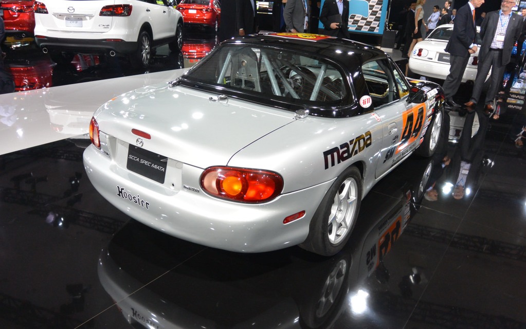 25th anniversary of the MX-5, at the Mazda booth