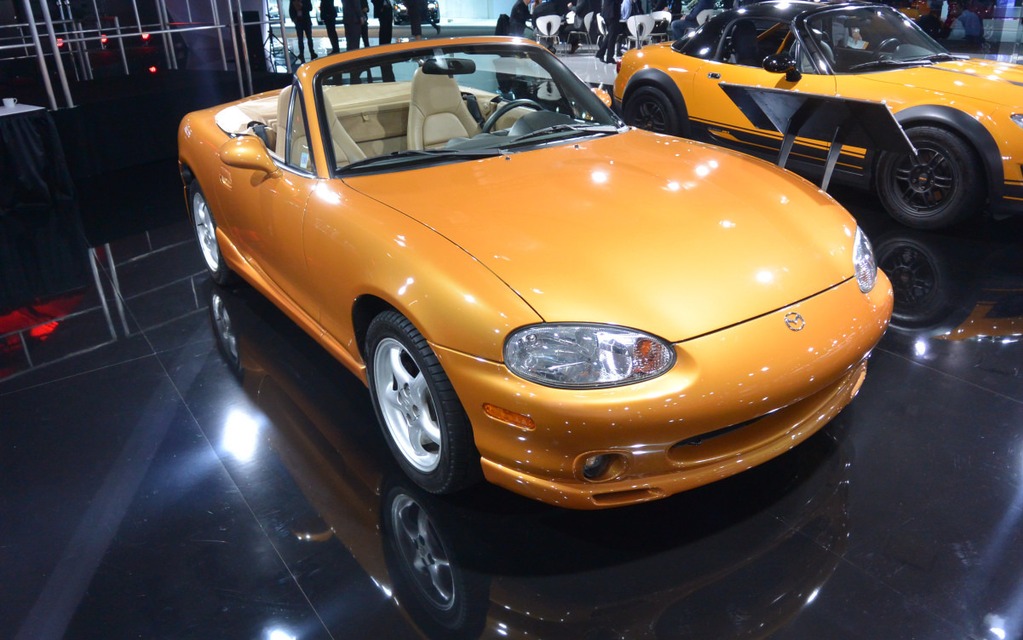 25th anniversary of the MX-5, at the Mazda booth