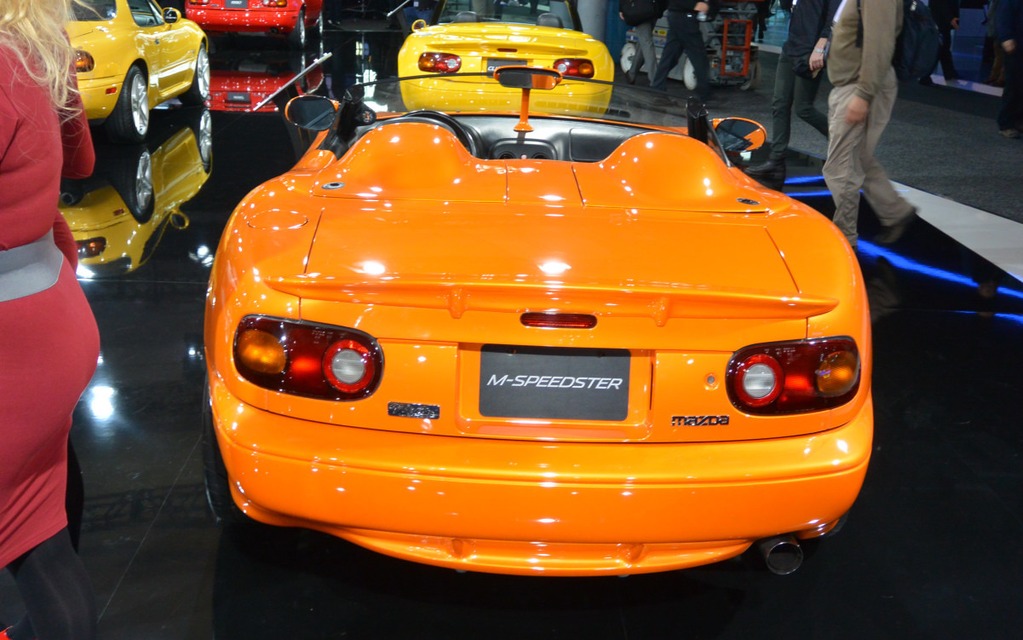 25th anniversary of the MX-5, at the Mazda booth