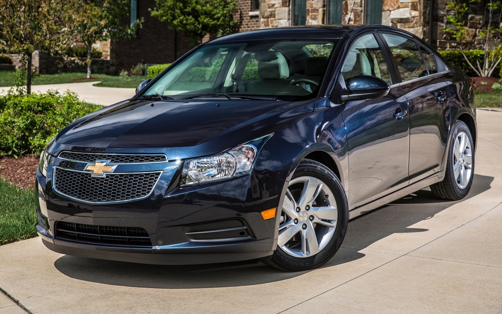 This 2014 Cruze is also slightly restyled.