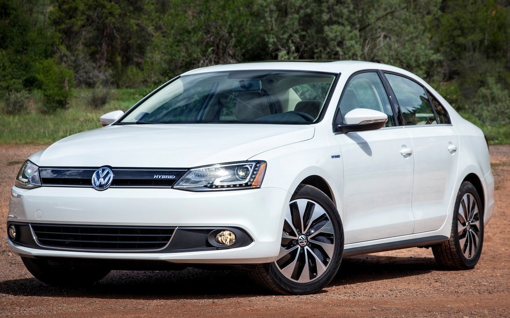 Last but not least: A 2014 Volkswagen Jetta (here in hybrid form).