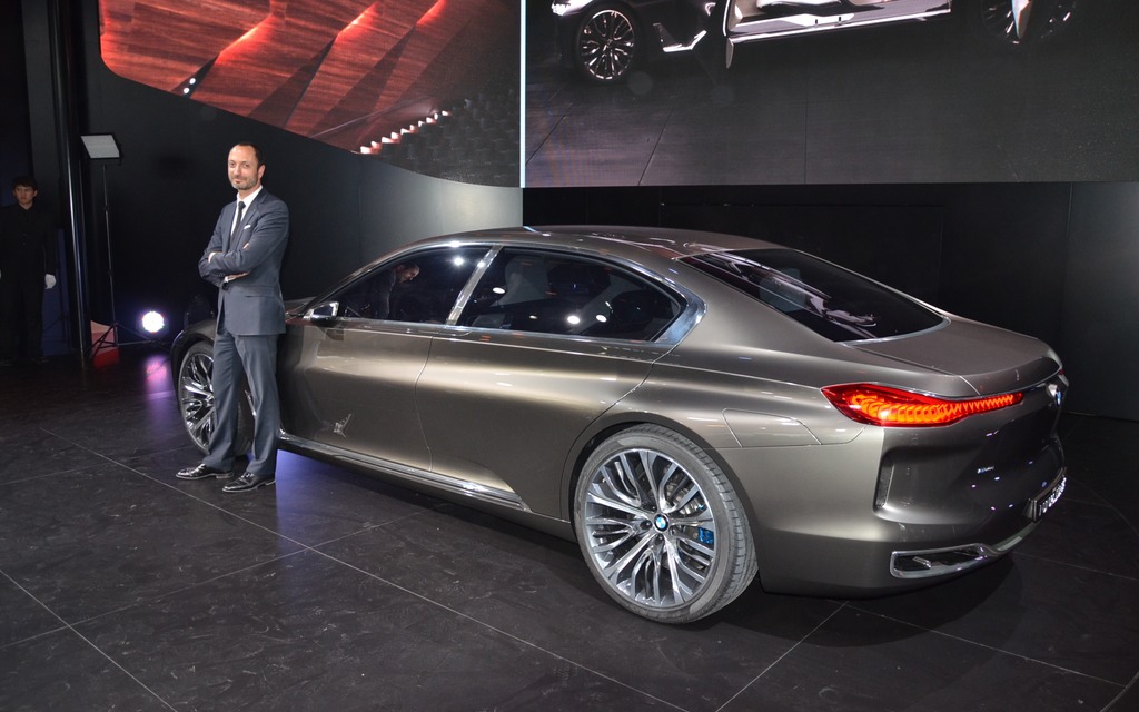 BMW Luxury Vision Concept with BMW Head of Design, Karim Habib.
