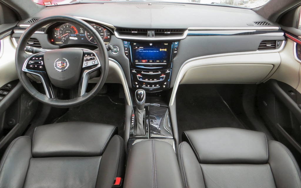 There's a lot of room to be had inside the XTS Vsport.