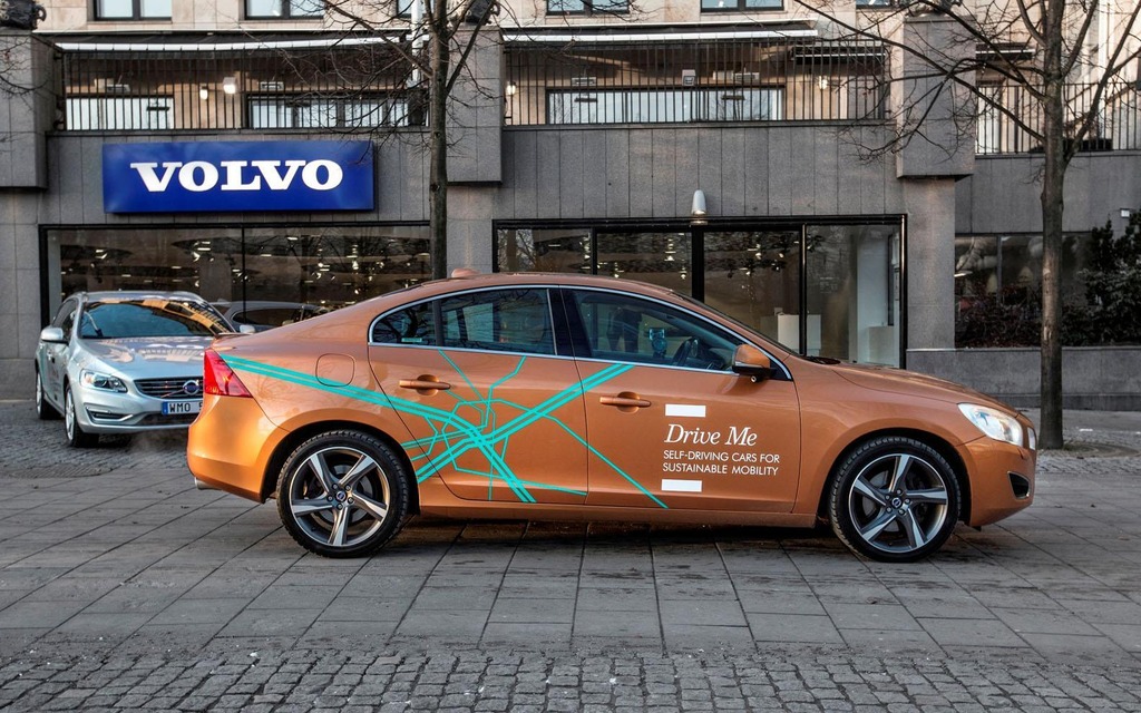 Volvo Drive Me Autonomous car