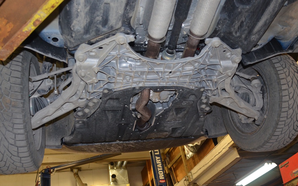 Another view of the subframe.