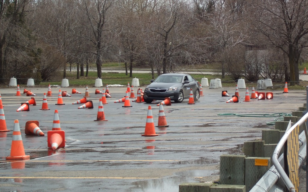Les pneus Michelin Premier A/S sont parfaits sur chaussée détrempée.