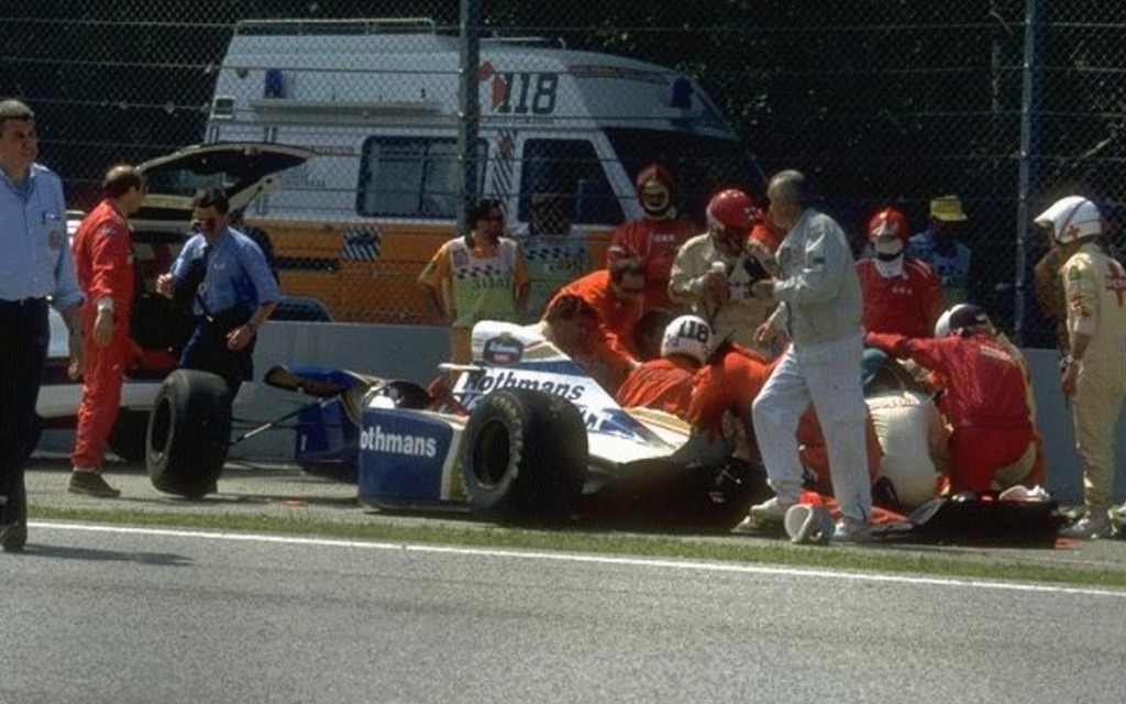 l'accident d'Ayrton Senna à Imola