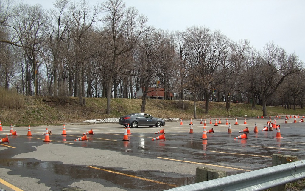 That's usually when my instructor told me to brake. Usually.