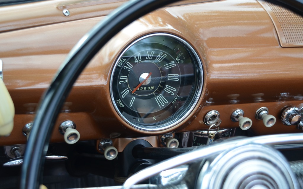 L'odomètre est gradué jusqu'à 100 mph (160 km/h). C'est vite...