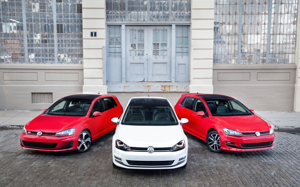 The three models on offer: GTI, TSI and TDI