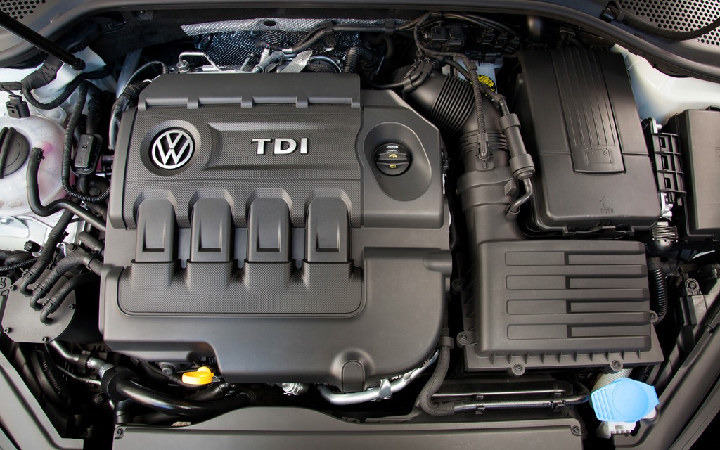 The TDI engine: 150 horses and 236 lb.-ft. of torque