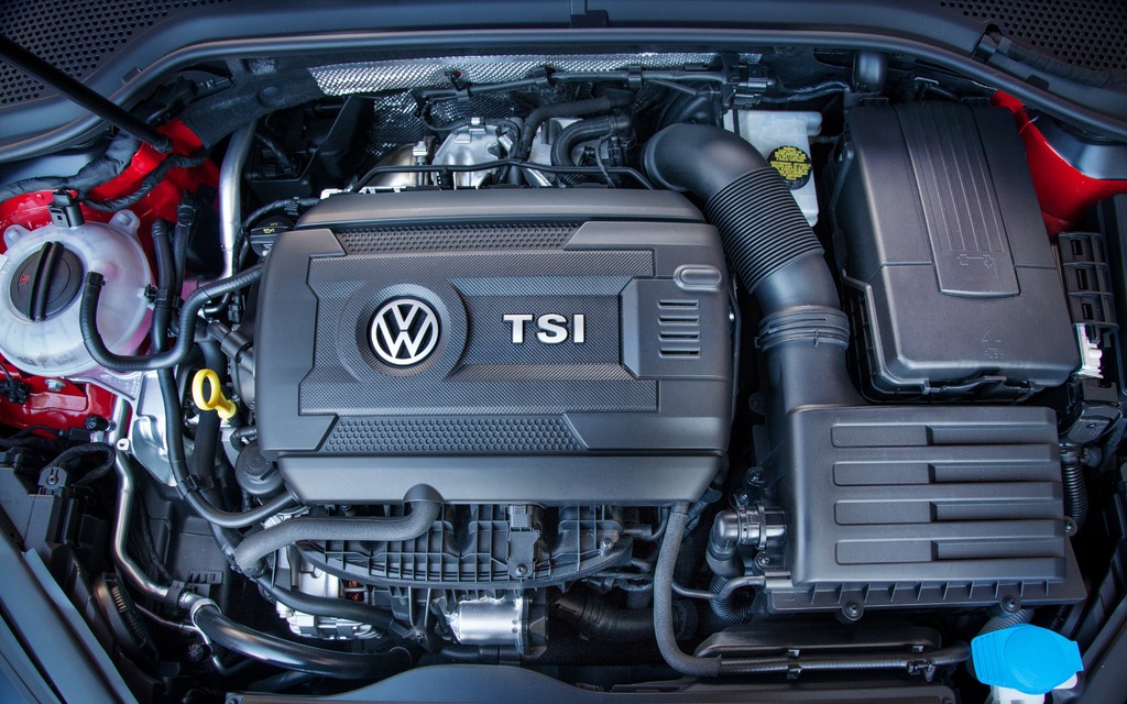 The 1.8-litre TSI gas engine