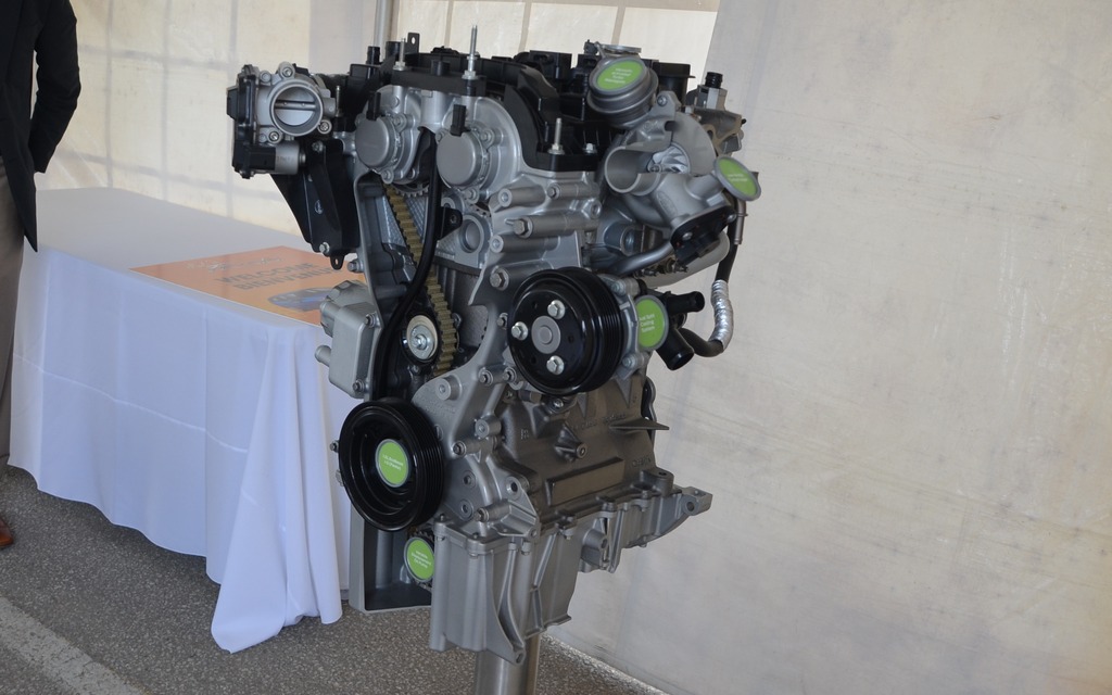 Front three-quarter view of the 1.0-litre Ecoboost.