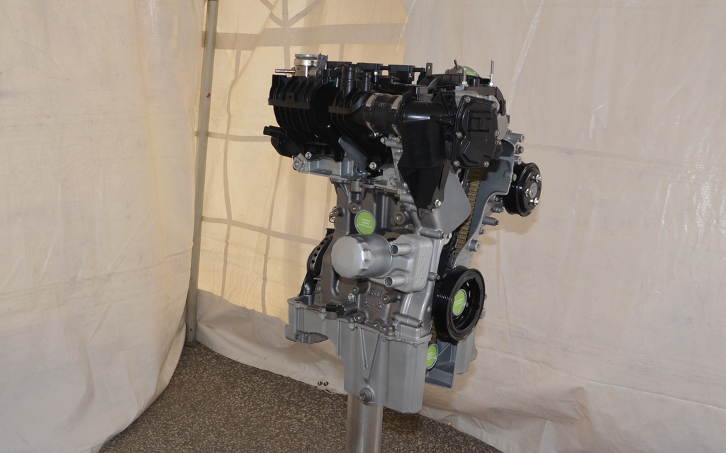Front three-quarter view of the 1.0-litre Ecoboost.