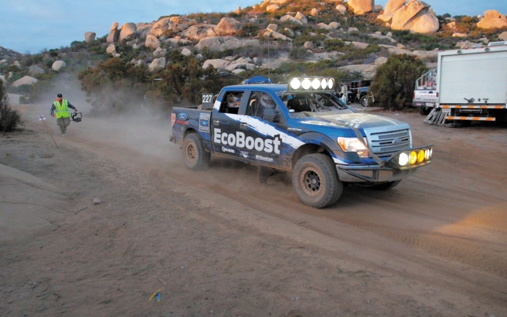 Le prototype qui à participé au Baja 1000