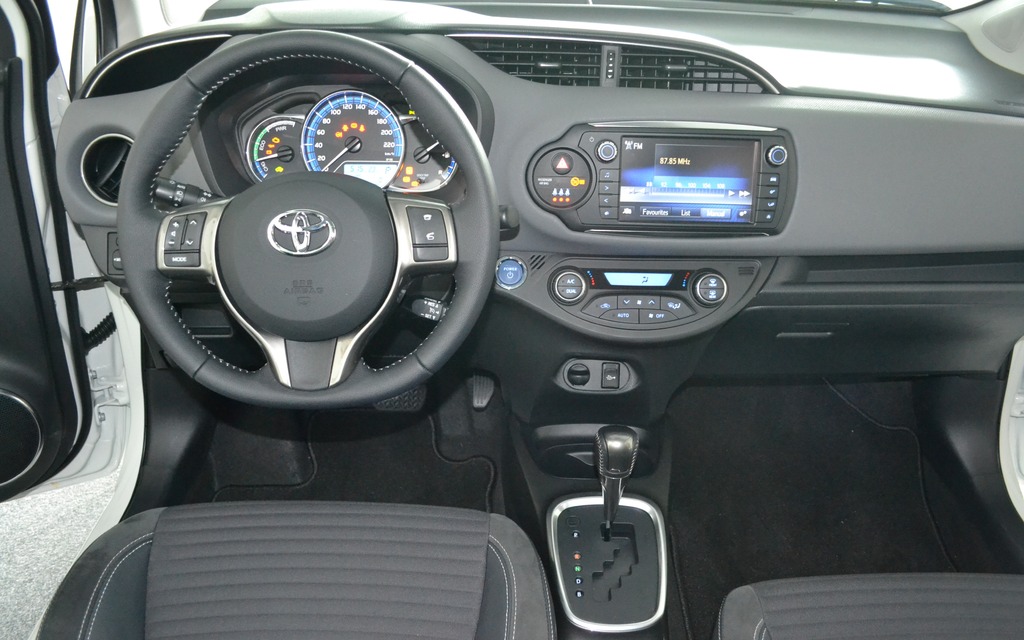 The central feature is a new 6.1-inch information screen.