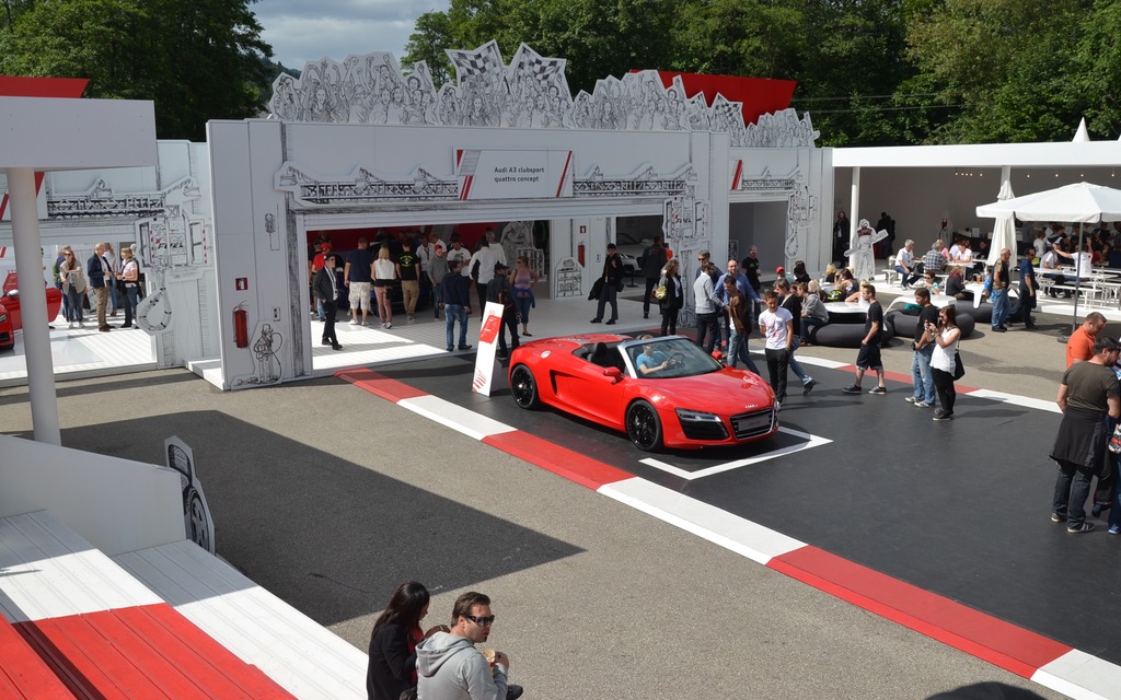 Le stand Audi au Wörthersee Tour 2014